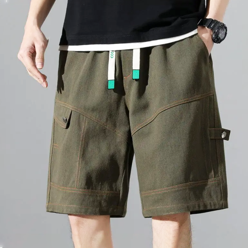 Vintage Panel Pockets Shorts