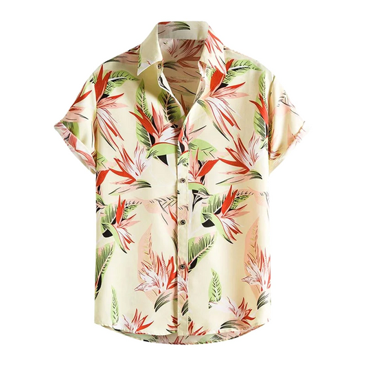Tropical Relaxed Button-Up Shirt