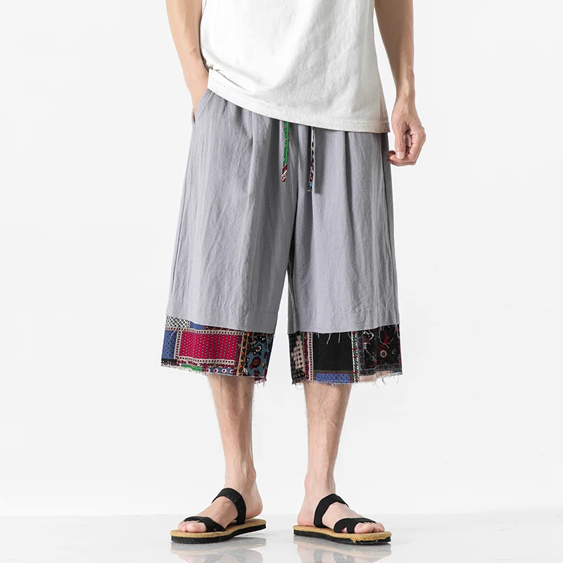 Cotton Linen Breathable Loose Shorts