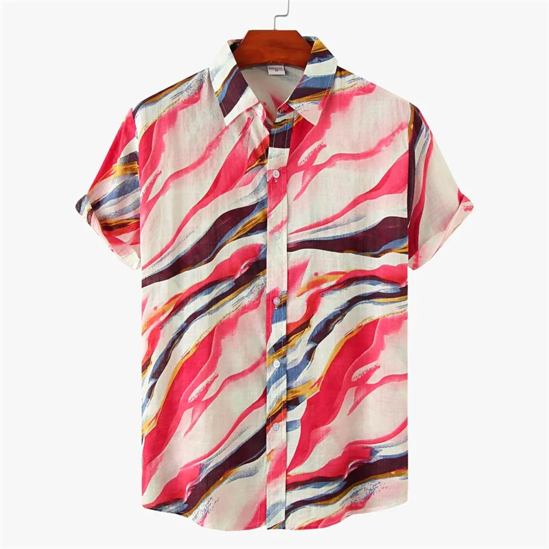 Abstract Short-Sleeved Shirt