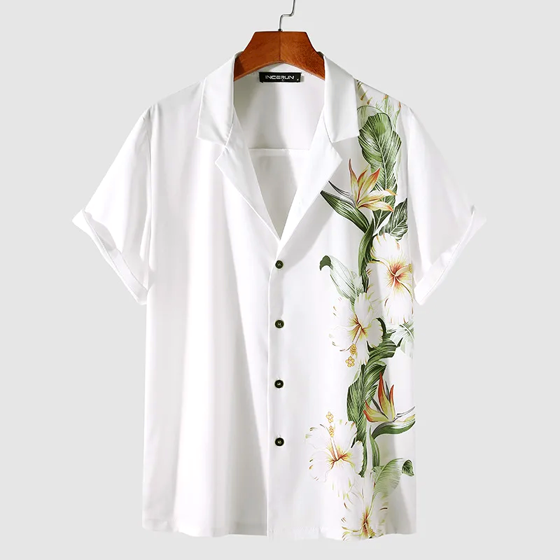 Floral Print Relaxed Classic Shirt