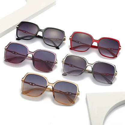 53mm Rhinestone Oval Sunglasses