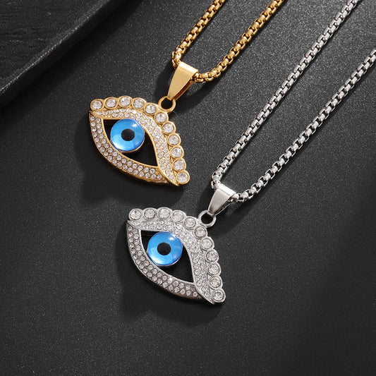Unisex Evil Eye Pendant Necklace