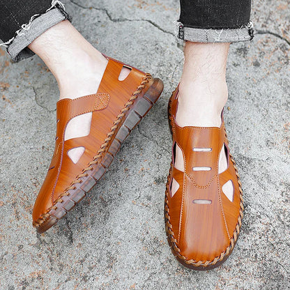 Leather Breathable Vintage Sandals