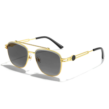 55mm Retro Square Sunglasses